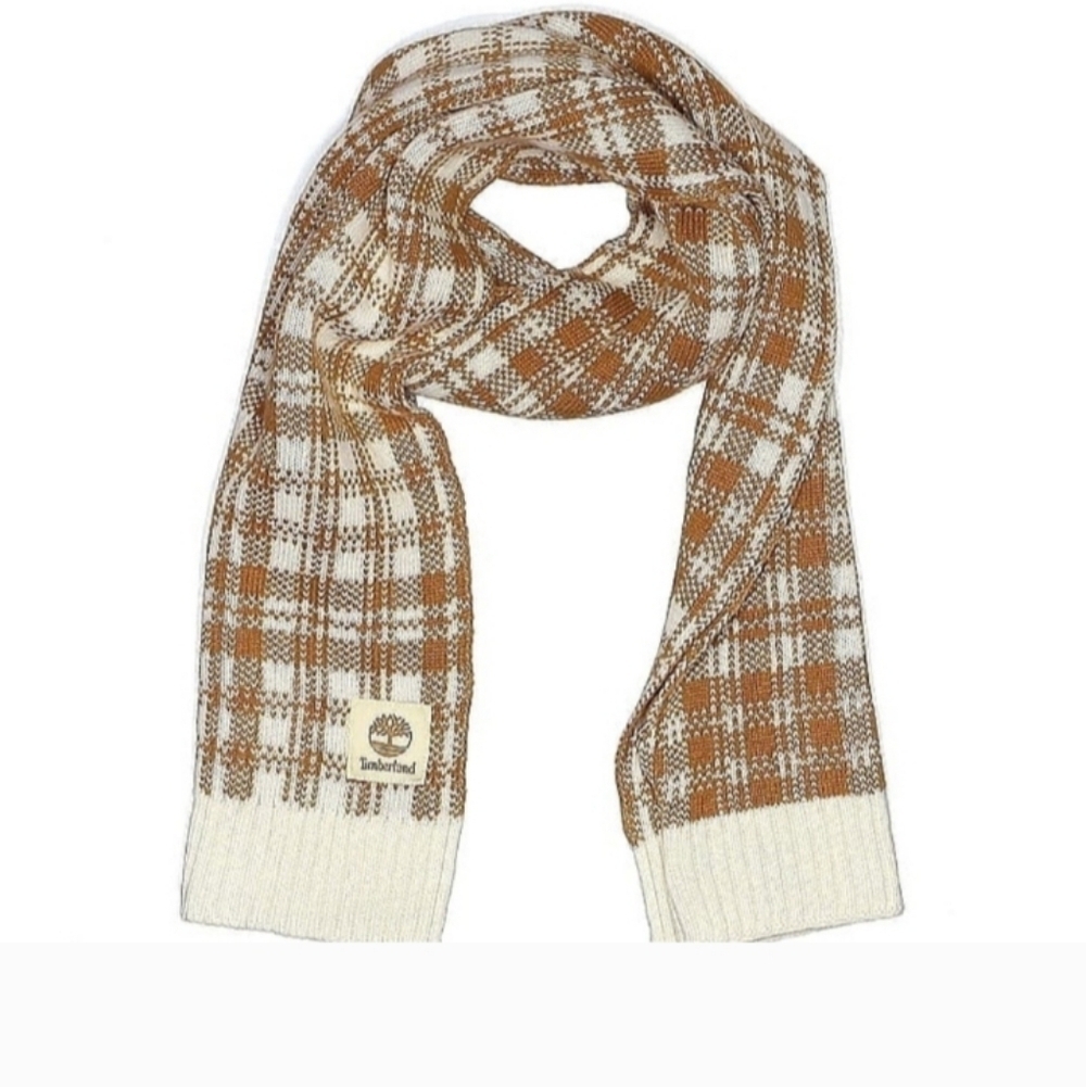 Timberland scarf, Tan & Cream